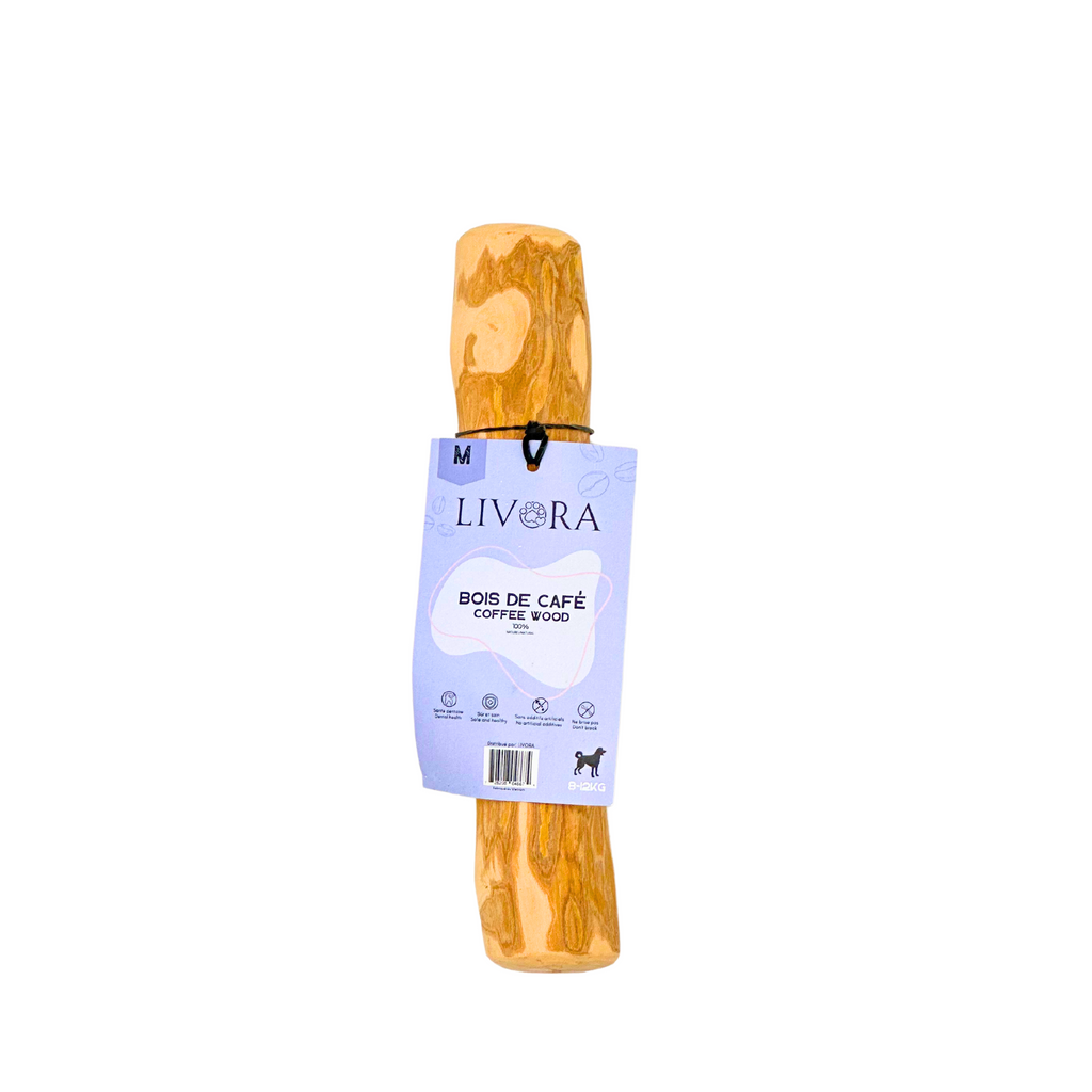 Livora - Coffee Wood Chew Bone for Dogs