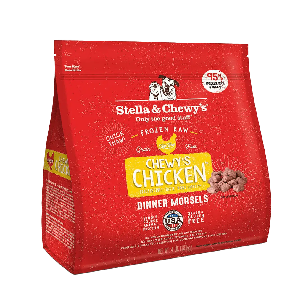 Stella & Chewy's® Morsel – Morceaux crus surgelés pour chiens (4 lb)