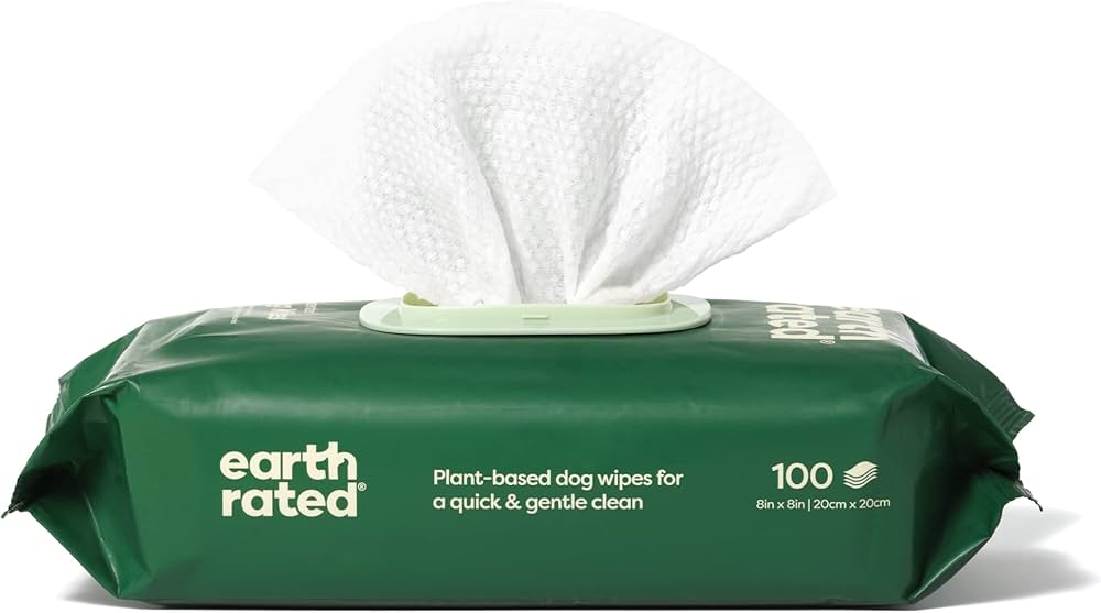 Earth Rated - Lingettes nettoyante pour chien