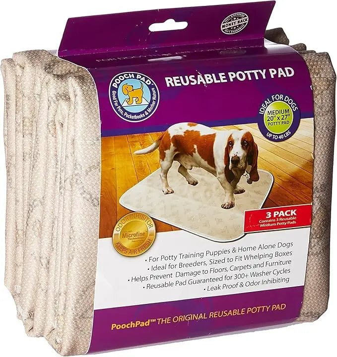 Pooch Pad - Reutilisable Beige - M 20x27 (3) Pooch