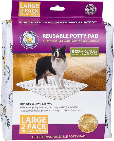 Pooch Pad - Reutilisable Blanc - L 30x32 (2) Pooch