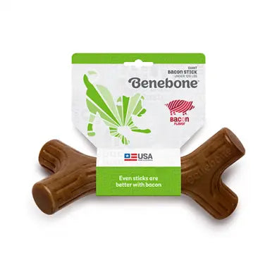 Benebone Bacon et Maplestick Érable - Jouet à mâcher pour chien de toutes tailles Benebone