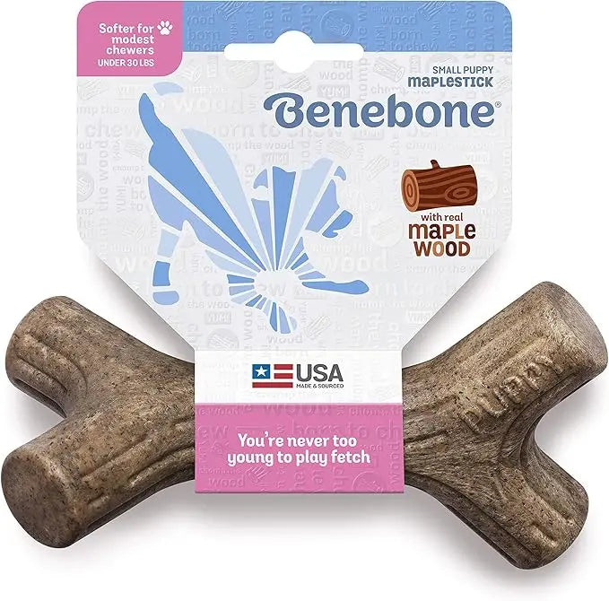 Benebone Bacon et Maplestick Érable - Jouet à mâcher pour chien de toutes tailles Benebone