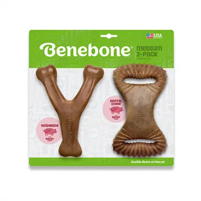 Benebone Dental Chew/WIshbone - Bacon Benebone