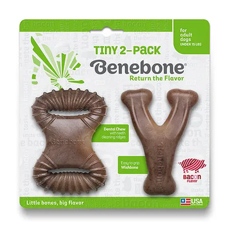 Benebone Dental Chew/WIshbone - Bacon Benebone