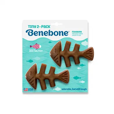 Benebone Fishbone - Jouet à mâcher pour chien de toutes tailles et petits chiens Benebone