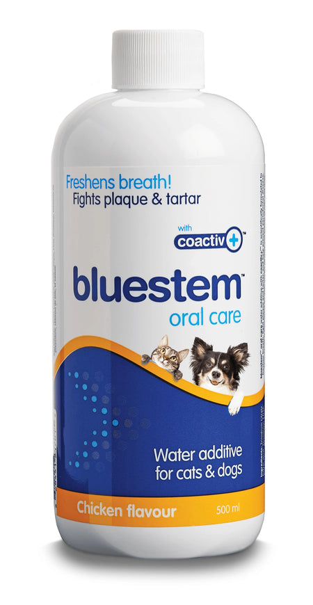 Bluestem - Additif 500ml pour hygiène buccale pour chien Bluestem