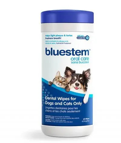 Bluestem - Lingettes nettoyante pour chien (60mcx) Bluestem