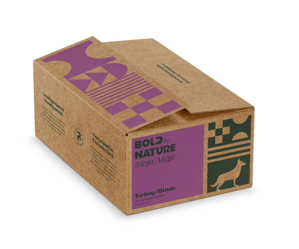 Bold By Nature Mega - Viande crue pour chien en variété de saveur Bold by Nature