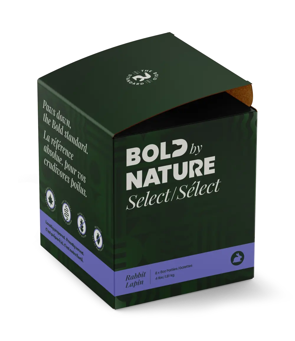 Bold By Nature Select - Viande crue et suppléments pour chien Bold by Nature