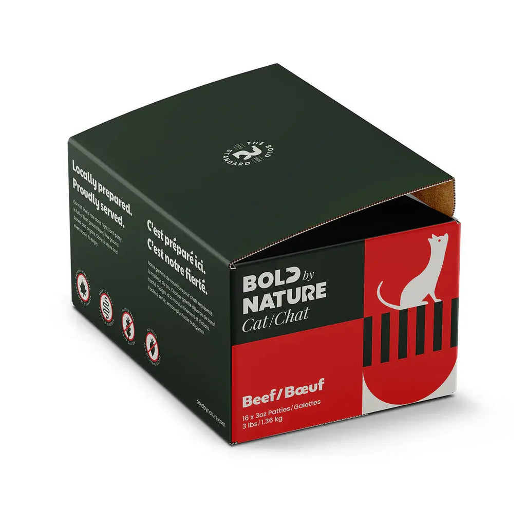 Bold by Nature - Nourriture crue congelée pour Chats (3 lb) Bold by Nature