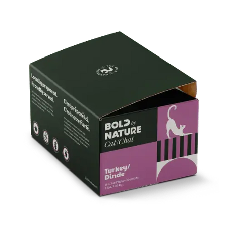 Bold by Nature - Nourriture crue congelée pour Chats (3 lb) Bold by Nature