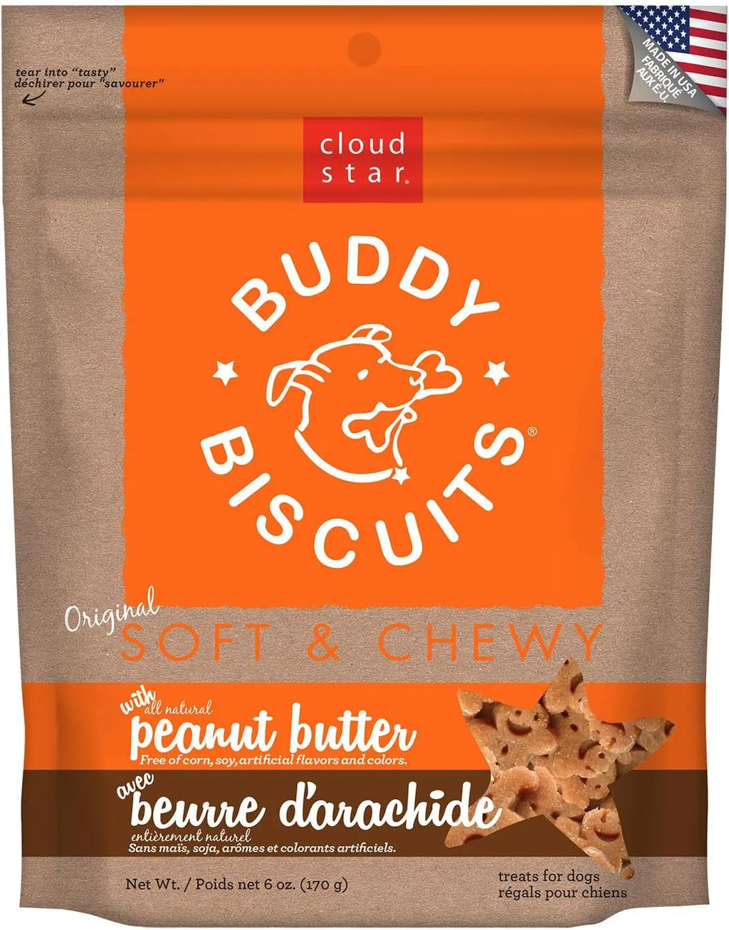 Buddy Biscuits - Friandises 6oz Buddy Biscuit