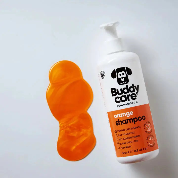 Buddy Care - Shampoing pour Chien Anti-Puce, Apaisant, Désodorisant Buddy Care