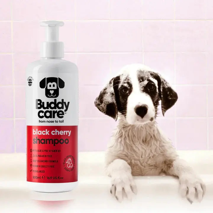 Buddy Care - Shampoing pour Chien Anti-Puce, Apaisant, Désodorisant Buddy Care