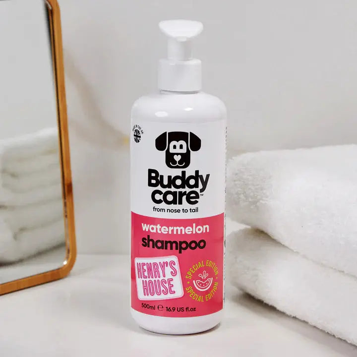 Buddy Care - Shampoing pour Chien Anti-Puce, Apaisant, Désodorisant Buddy Care