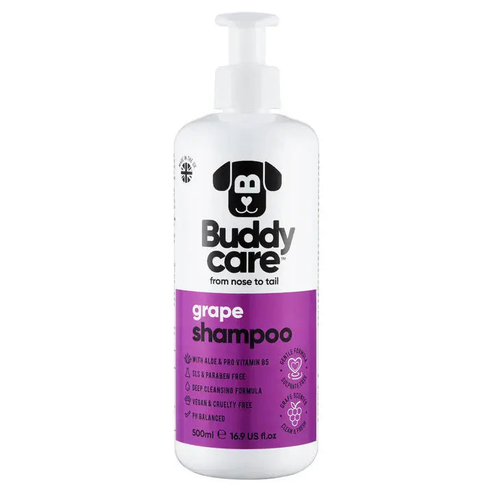 Buddy Care - Shampoing pour Chien Anti-Puce, Apaisant, Désodorisant Buddy Care