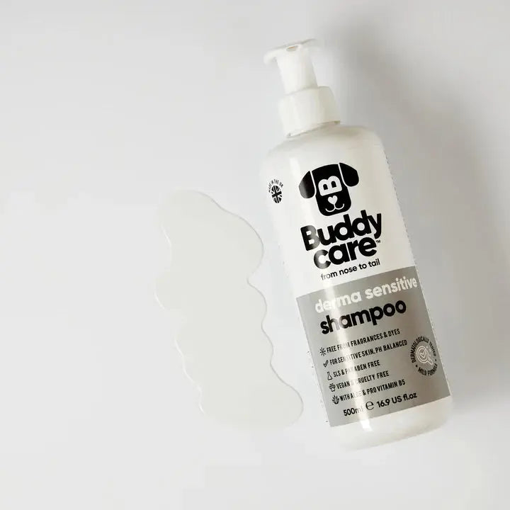 Buddy Care - Shampoing pour Chien Anti-Puce, Apaisant, Désodorisant Buddy Care