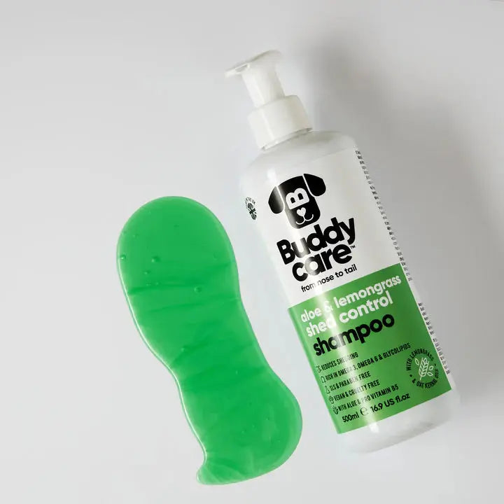 Buddy Care - Shampoing pour Chien Anti-Puce, Apaisant, Désodorisant Buddy Care