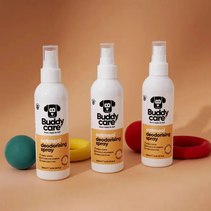 Buddy Care - Spray Désodorisant pour Chien Apaisant et Contrôle de Mue Buddy Care