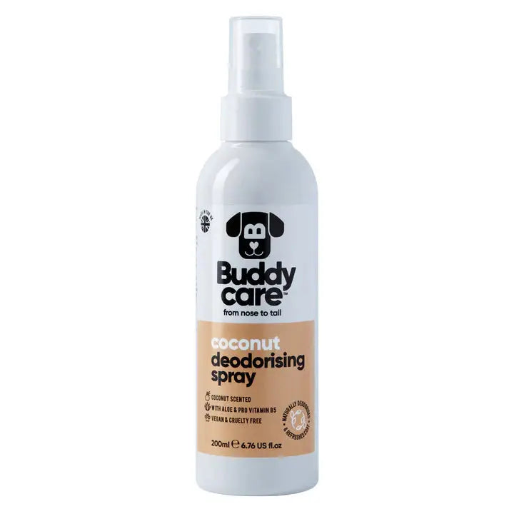 Buddy Care - Spray Désodorisant pour Chien Apaisant et Contrôle de Mue Buddy Care