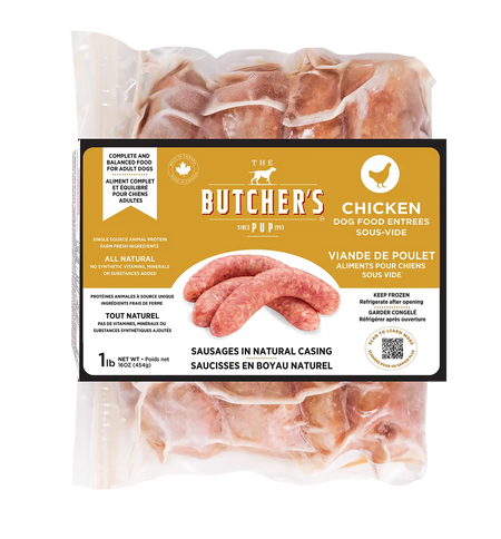 Butcher's Pup - Saucisse pour chien 1 lbs Butcher"s Pup