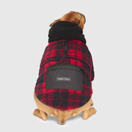 Canada Pooch CoolFactor Hoodie - Noir/Gris, Red Plaid, Rose/Mauve Canada Pooch