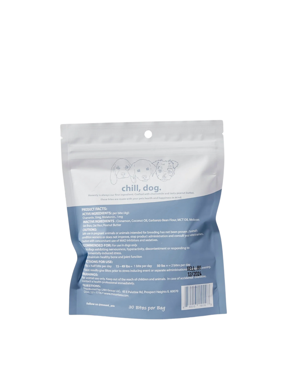 Mount Ara CHILL - Bouchées Naturels pour Chien