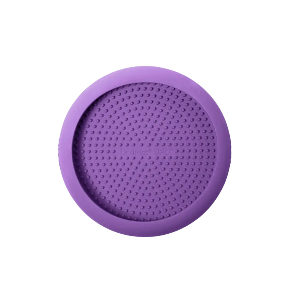 LickiMat - UFO (purple with suction cup)