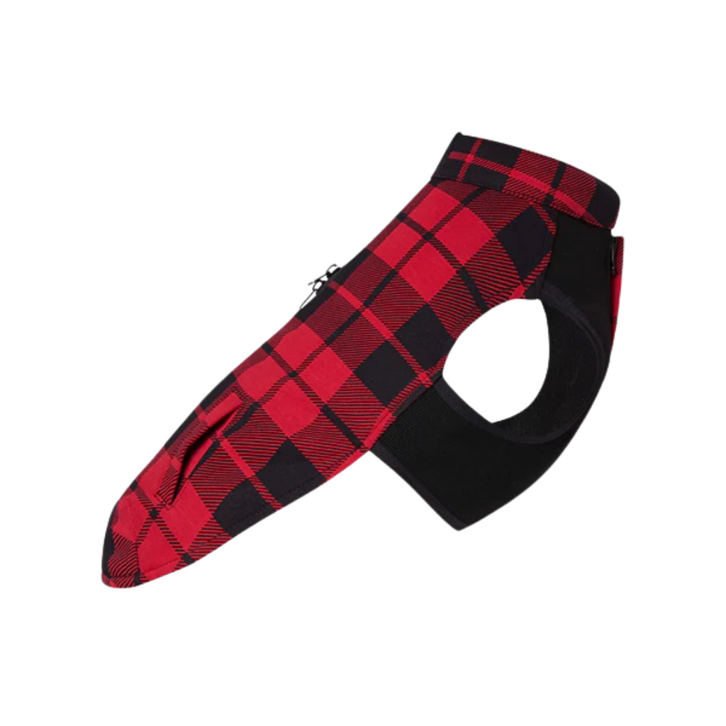 Canada Pooch - Thermal Tech Sweater - Red Plaid