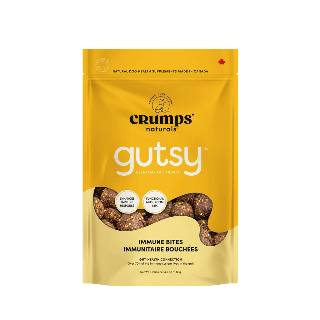 Crumps Gutsy - Bouchées Calmantes, Immunitaire, Joyeuses, Équilibrées pour chien Crumps Naturals