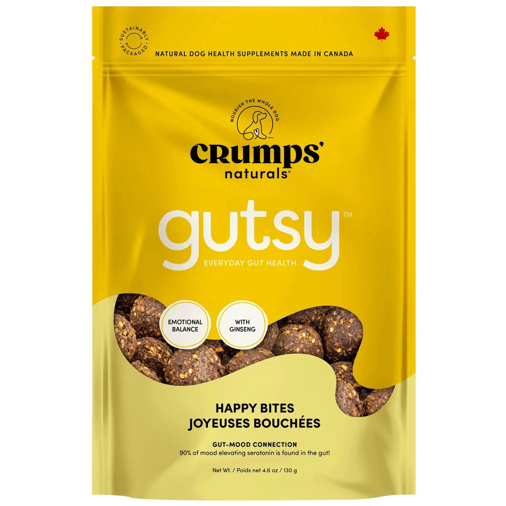 Crumps Gutsy - Bouchées Calmantes, Immunitaire, Joyeuses, Équilibrées pour chien Crumps Naturals