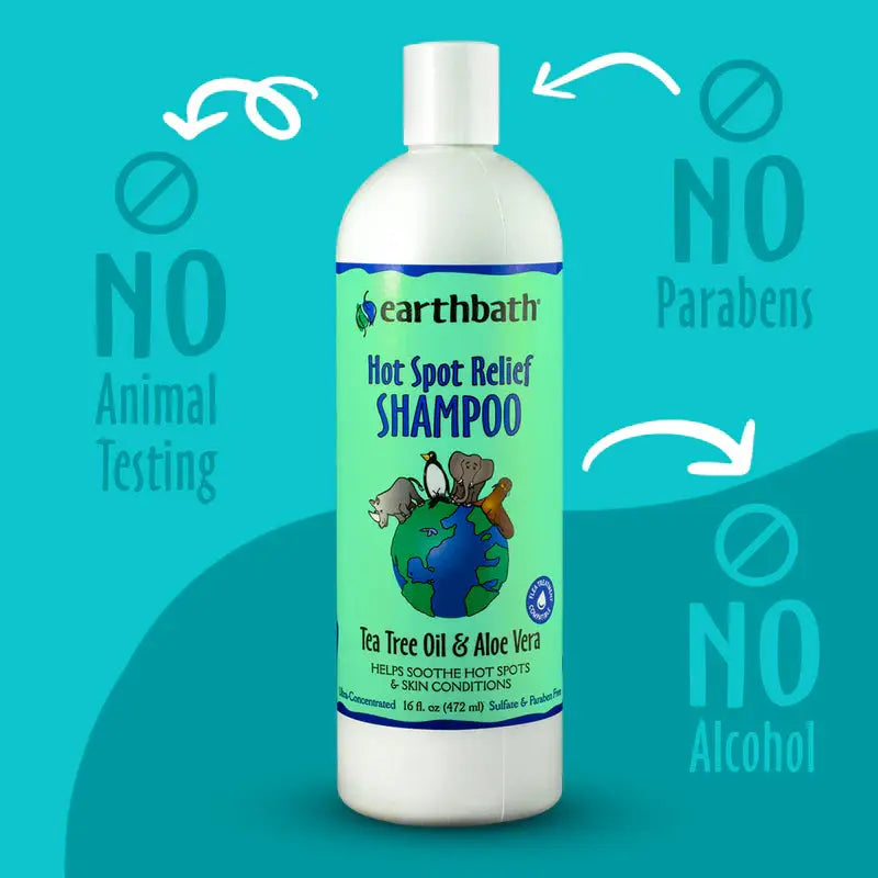 EarthBath - Shampooing Naturel Sans Fragrance, Eucalyptus, Aloe, Lavande et Plus 472ml EarthBath