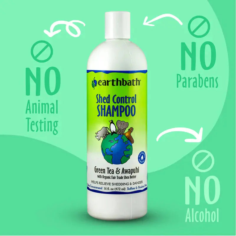 EarthBath - Shampooing Naturel Sans Fragrance, Eucalyptus, Aloe, Lavande et Plus 472ml EarthBath