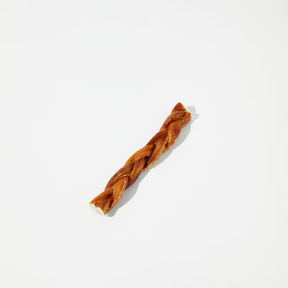 Odorless braided beef stick