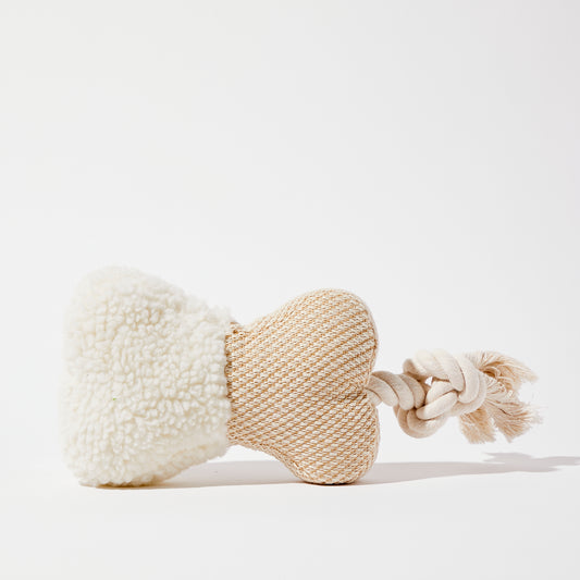 Minimalist Beige Bone Plush Toy