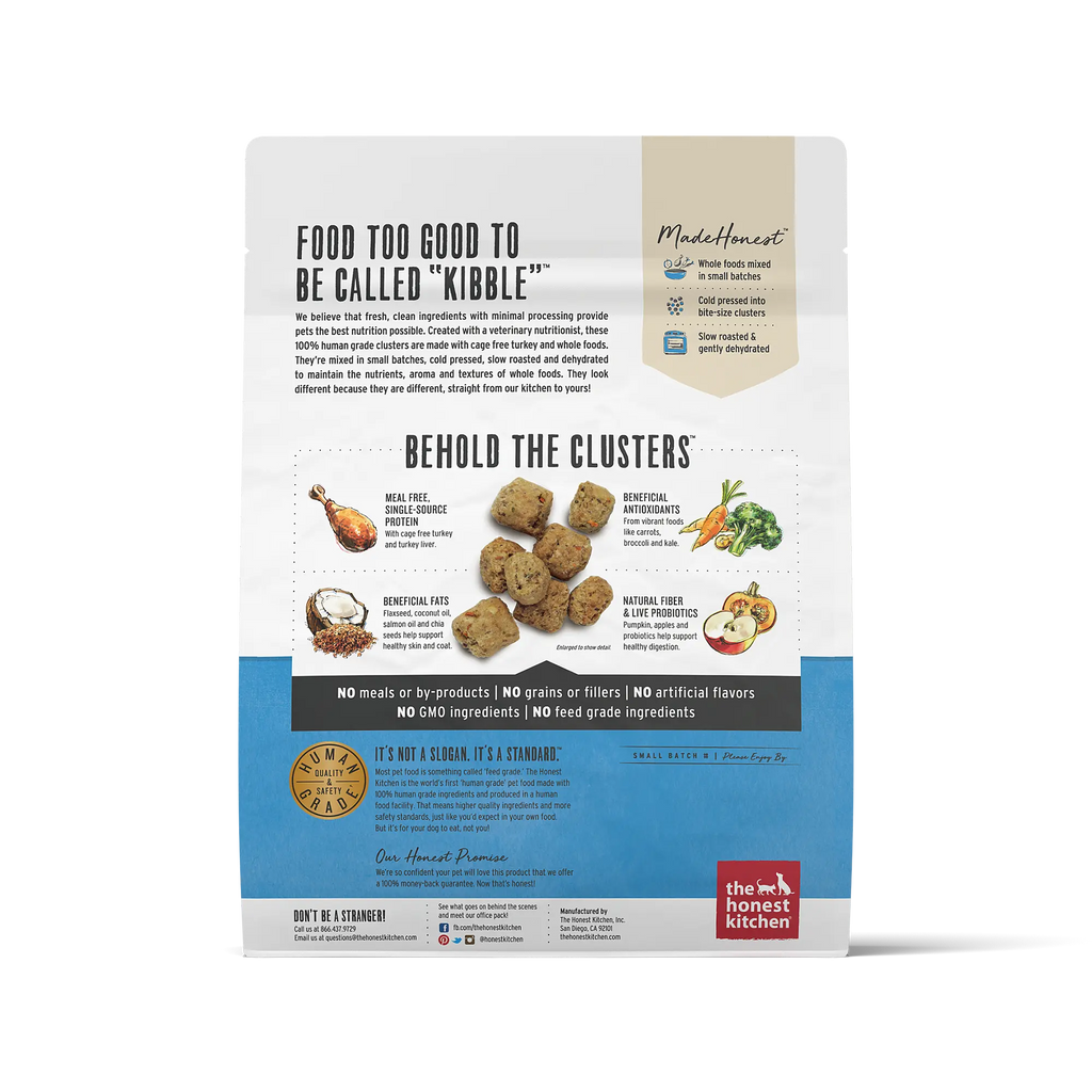 Honest Kitchen - Croquettes pour Chien Sans Céréales et Grains Entiers The Honest Kitchen