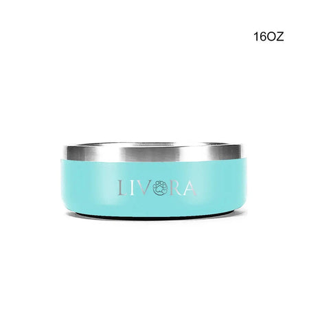 Livora - Gamelle Bol pour chien et chat en acier inoxydable Livora