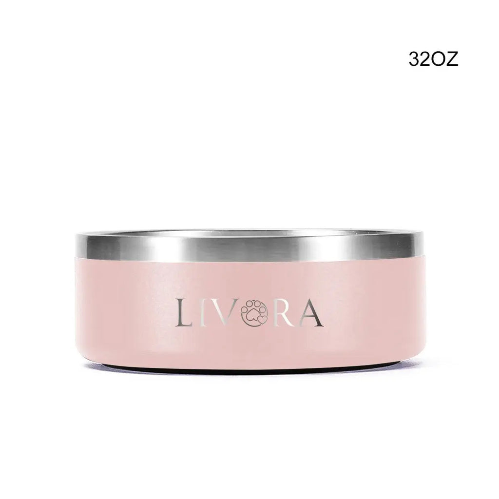 Livora - Gamelle Bol pour chien et chat en acier inoxydable Livora