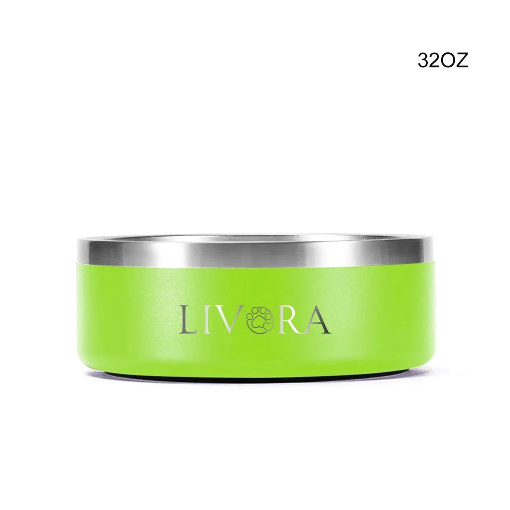 Livora - Gamelle Bol pour chien et chat en acier inoxydable Livora