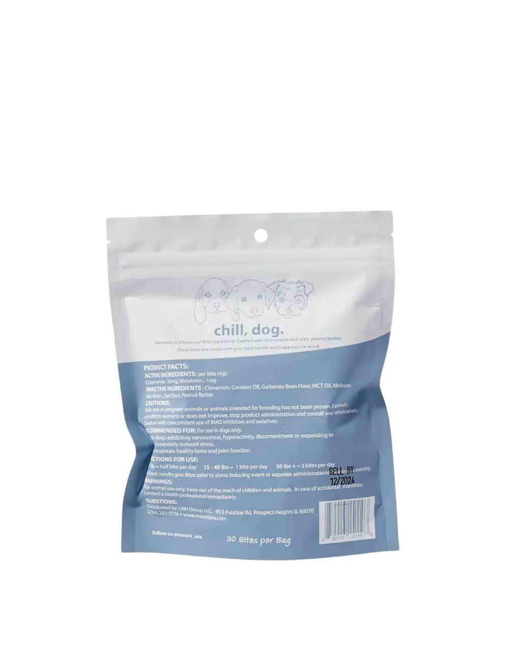 Mount Ara CHILL - Bouchées Naturels pour Chien Mount Ara