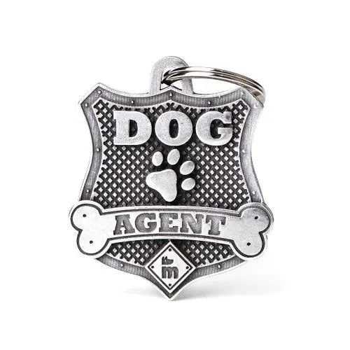 MyFamily - Médaille Bronx Dog Agent Badge pour animaux My Family