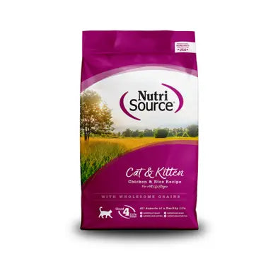 NutriSource - Croquettes pour Chat - Poulet & Riz NutriSource