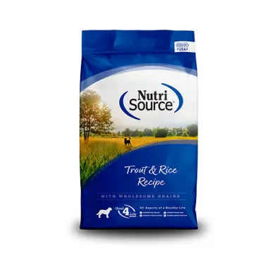 NutriSource - Croquettes pour chiens - Truite & Riz NutriSource