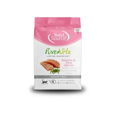 NutriSource - PureVita - Croquettes pour Chat - Saumon & Petit Pois NutriSource