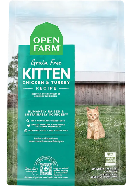 Open Farm - Croquettes pour Chats et Chatons sans Céréales Open Farm