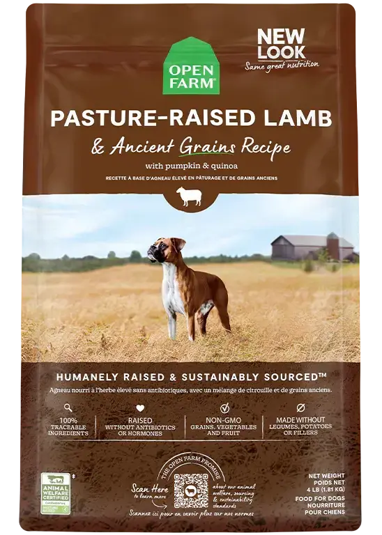 Open Farm - Croquettes pour chien avec grains anciens Open Farm