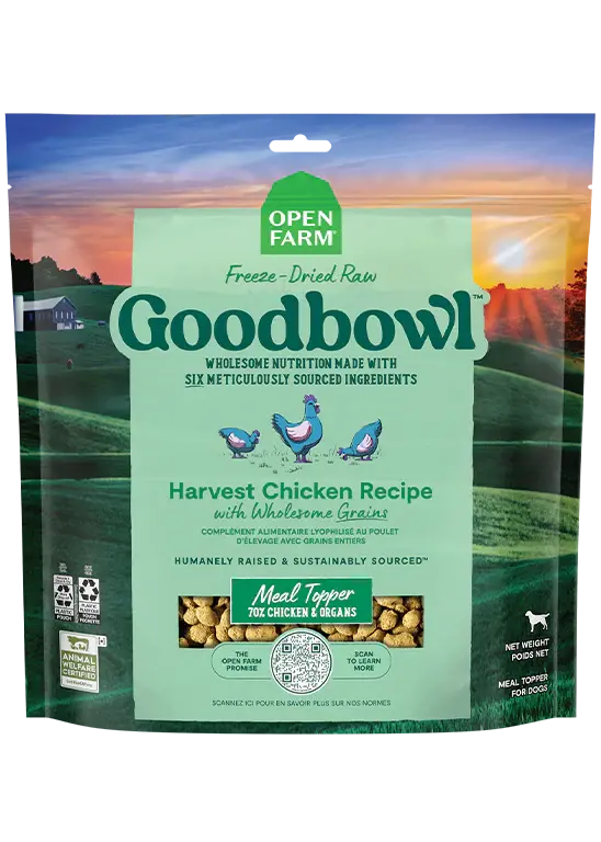 Open Farm Goodbowl - Topper Garniture pour chien Open Farm