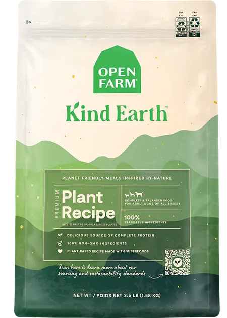 Open Farm - Kind Earth Croquettes à base de Plantes Open Farm