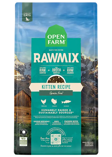 Open Farm - Rawmix Croquettes pour Chatons Sans Céréales Open Farm